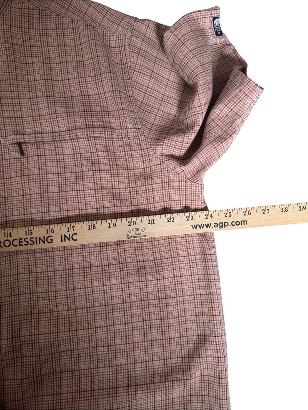 The North Face Button Up Shirt XL Plaid Outdoor Hiking Camp Gorpcore Workwear - Picture 4 of 7